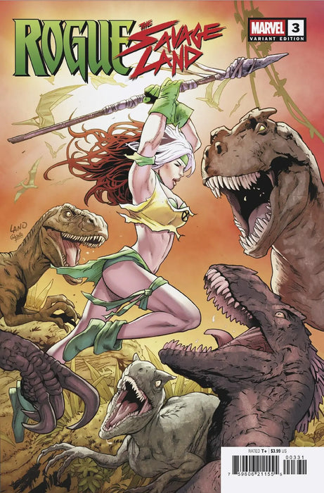 Rogue: The Savage Land #3 Greg Land Variant Marvel Comics