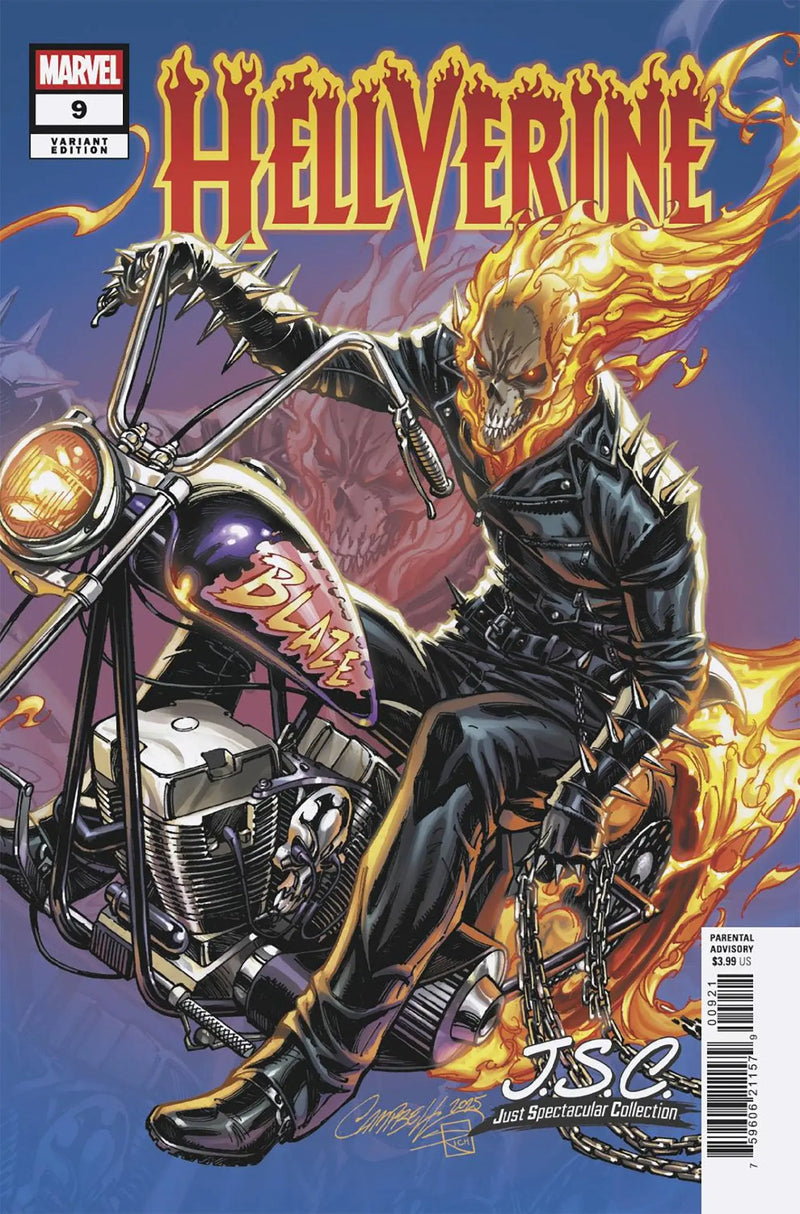 Hellverine #9 J. Scott Campbell Just Spectacular Collection Variant Marvel Comics