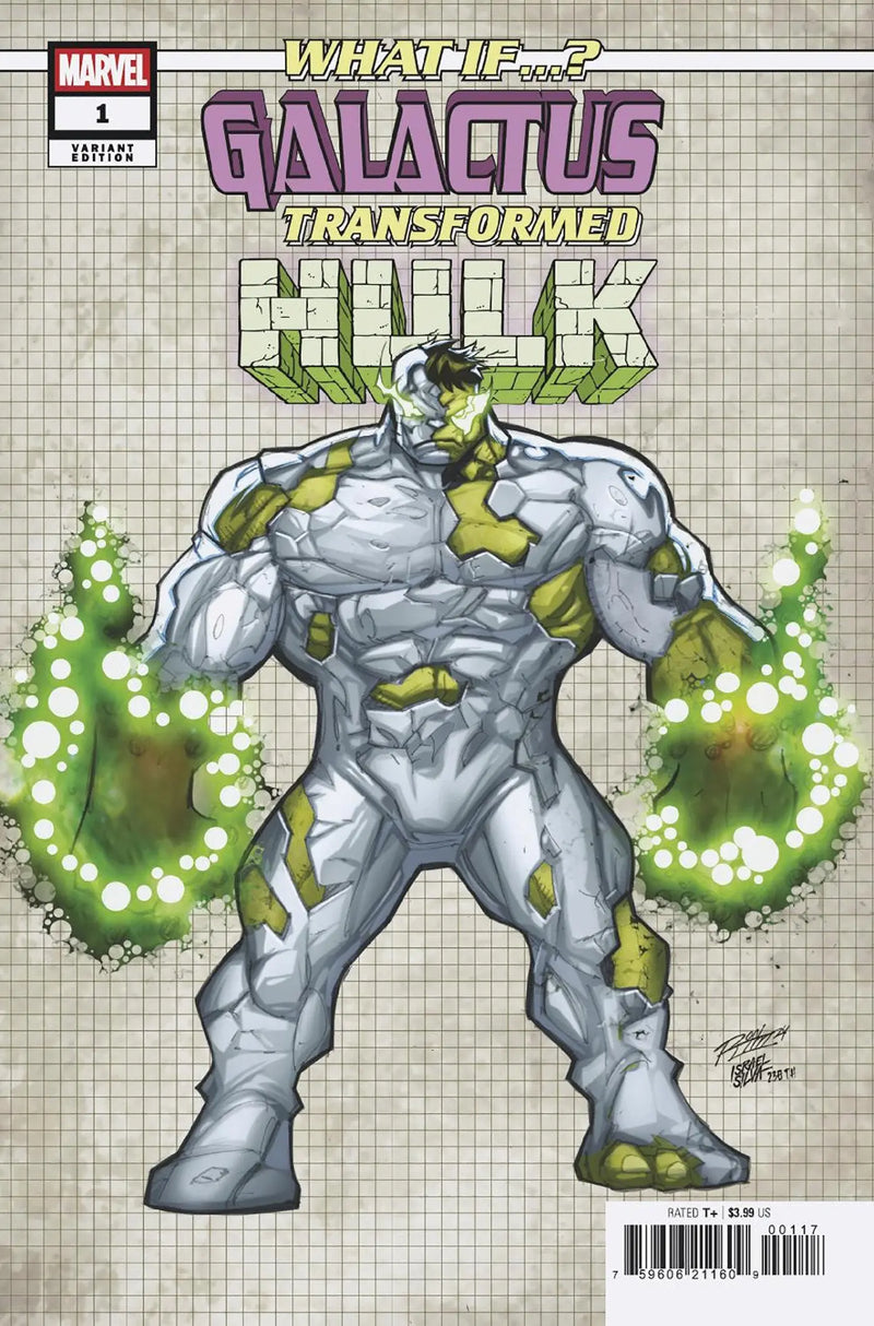 What If Galactus Transformed Hulk #1 10 Copy Variant Edition Design Variant Marvel Comics