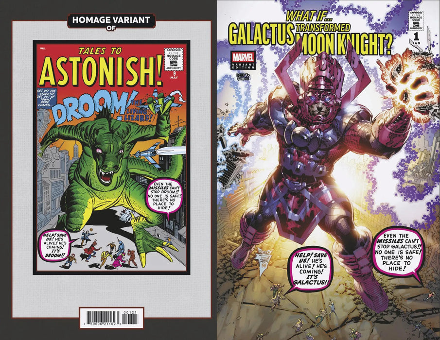 What If...? Galactus: Galactus Transformed Moon Knight? #1 Philip Tan Sci-Fi Hom Age Variant Marvel Comics