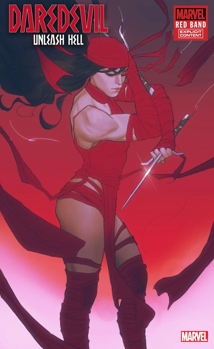 Daredevil: Unleash Hell - Red Band #1 Joshua Swaby Elektra Variant [Polybagged] Marvel Comics