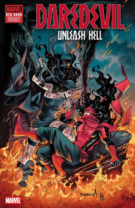 Daredevil: Unleash Hell - Red Band #4 Sergio Davila Variant [Polybagged] Marvel Comics