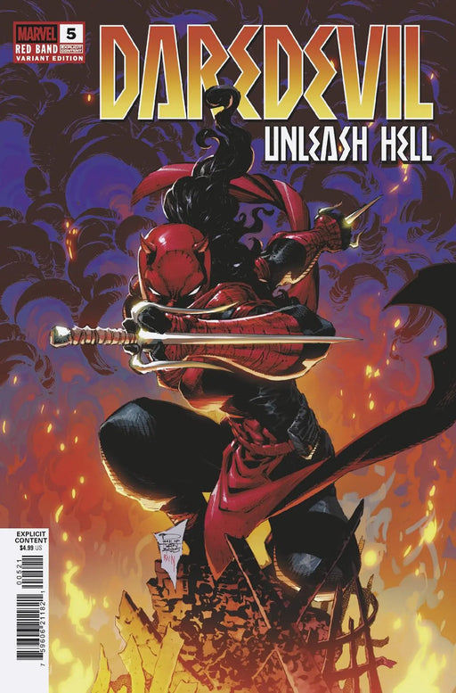Daredevil: Unleash Hell - Red Band #5 Philip Tan Variant [Polybagged] Marvel Comics