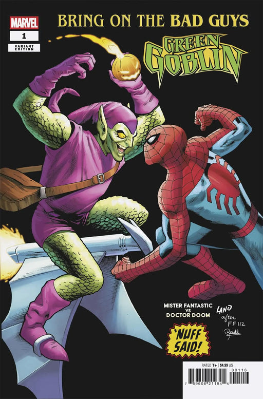 Bring On The Bad Guys: Green Goblin #1 Greg Land Nuff Said Variant Marvel Comics