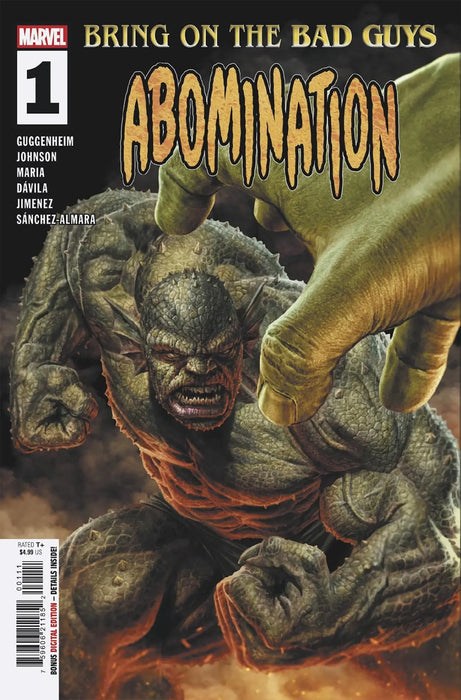 Bring On The Bad Guys: Abomination #1 Marvel Comics