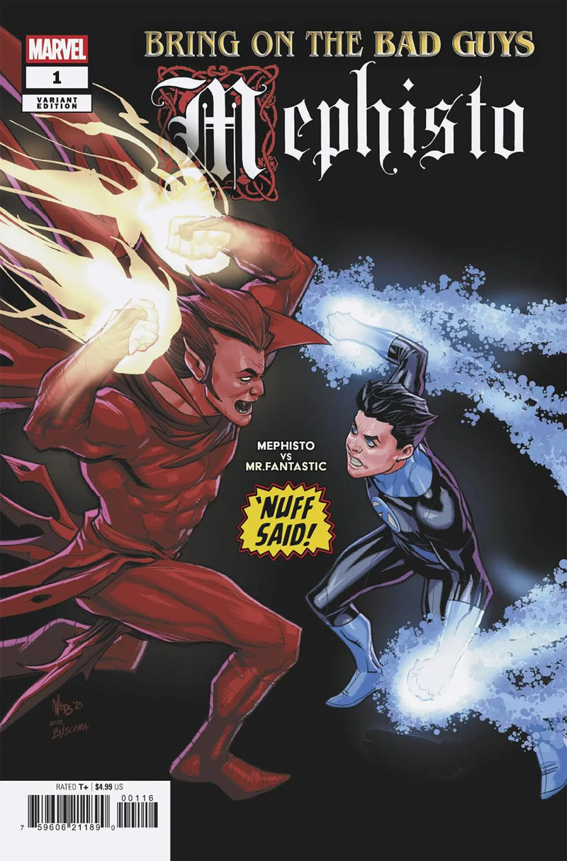 Bring On The Bad Guys: Mephisto #1 Pete Woods Nuff Said Variant Marvel Comics