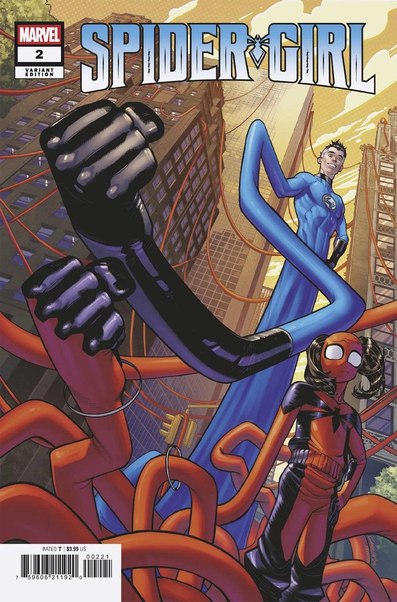 Spider-Girl #2 Javier Garron Spider-Girl Funhouse Mirror Variant Marvel Comics