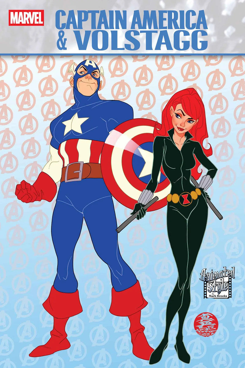 Captain America & Volstagg #1 Mark Brooks Animated-Style Variant Marvel Comics