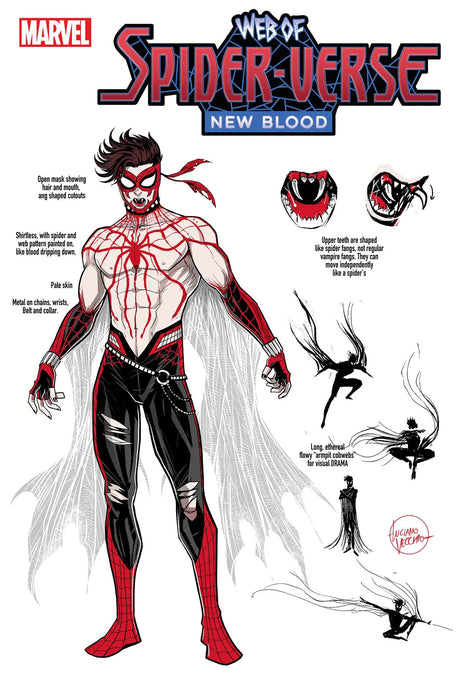 Web Of Spider-Verse: New Blood #1 Luciano Vecchio Design Variant Marvel Comics