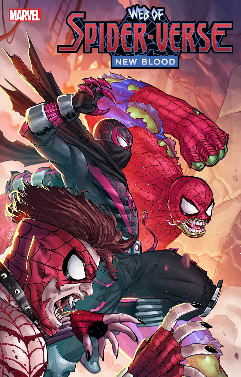 Web Of Spider-Verse: New Blood #1 Ario Anindito Connecting Variant Marvel Comics