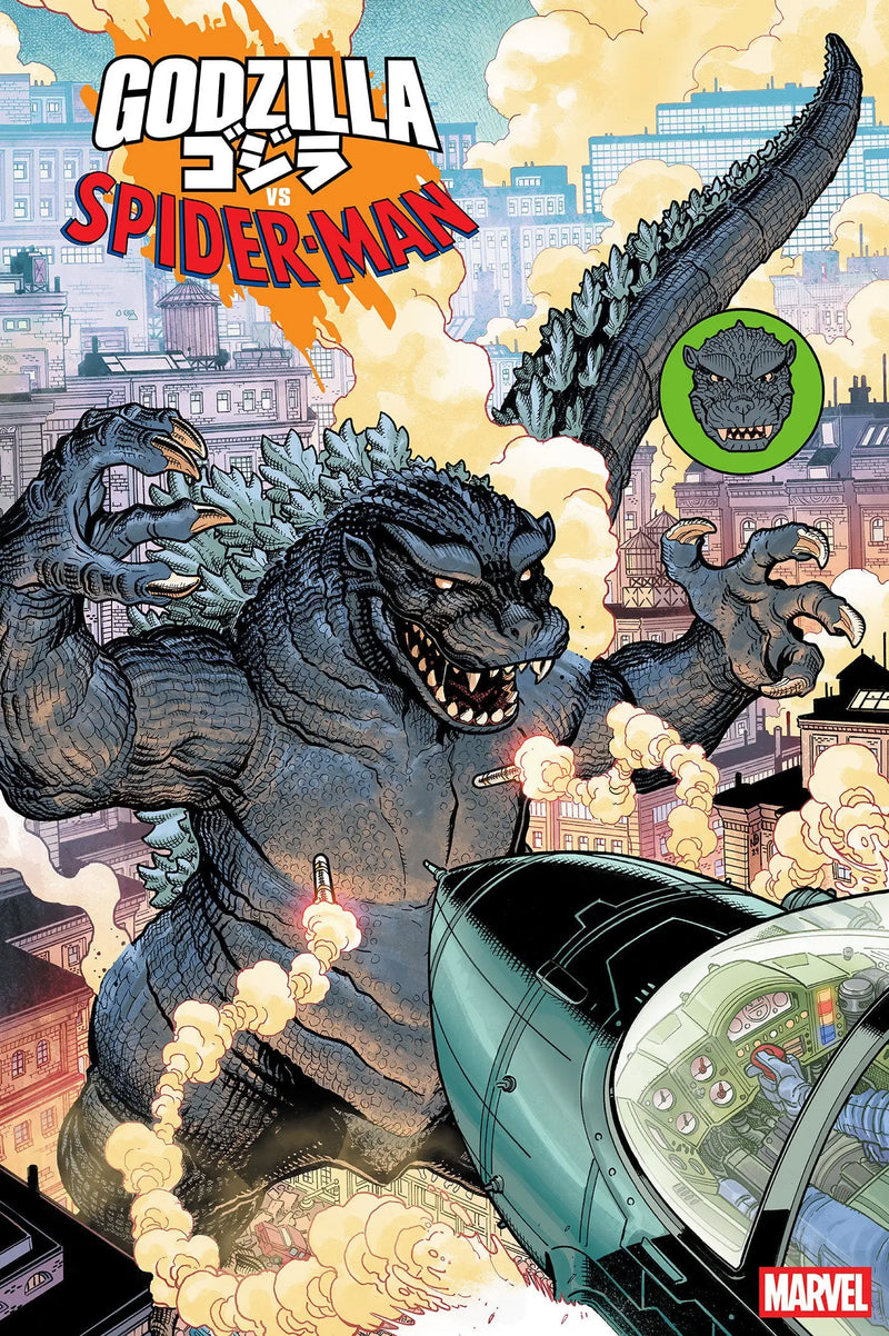 Godzilla vs. Spider-Man #1 Nick Bradshaw Monster Homage Variant Marvel Comics