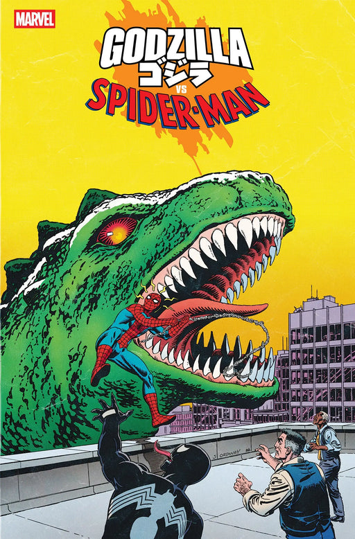 Godzilla vs. Spider-Man #1 Jerry Ordway Godzilla King Of The Monsters Homage Variant Marvel Comics