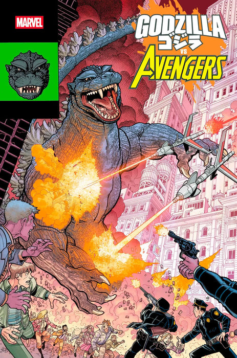 Godzilla vs. Avengers #1 Nick Bradshaw Monster Homage Variant Marvel Comics