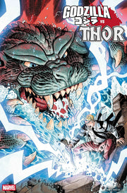 Godzilla vs. Thor #1 Nick Bradshaw Monster Homage Variant Marvel Comics