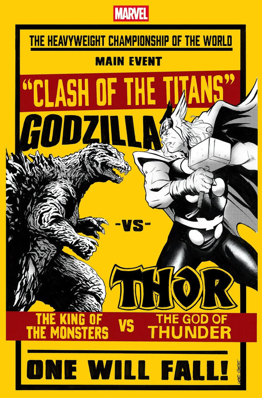 Godzilla vs. Thor #1 Lee Garbett Versus Variant Marvel Comics