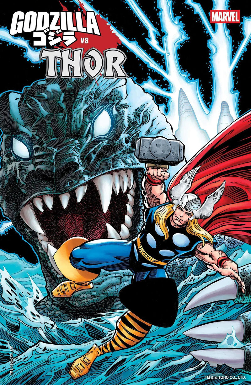 Godzilla vs. Thor #1 Walter Simonson Variant Marvel Comics