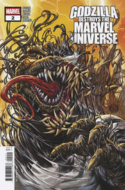 Godzilla Destroys The Marvel Universe #2 Marvel Comics