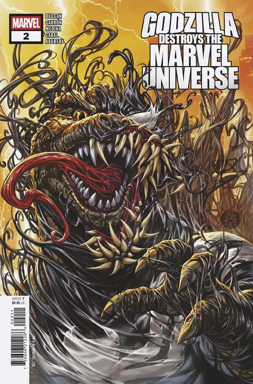 Godzilla Destroys The Marvel Universe #2 Marvel Comics