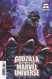 Godzilla Destroys The Marvel Universe #3 Kaida Yuji Fan Favorite Variant Marvel Comics