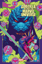 Godzilla Destroys The Marvel Universe #4 Aco Variant Marvel Comics