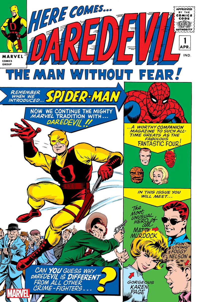 Daredevil #1 Facsimile Edition Foil Variant Marvel Comics
