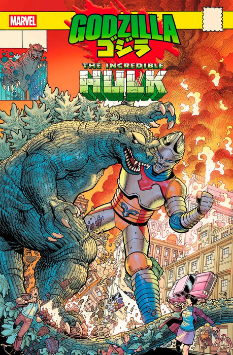 Godzilla vs. Hulk #1 Nick Bradshaw Monster Homage Variant Marvel Comics