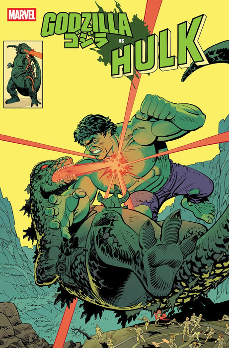 Godzilla vs. Hulk #1 Leonardo Romero Godzilla King Of The Monsters Homage Variant Marvel Comics