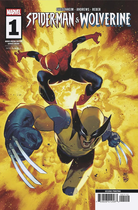 Spider-Man & Wolverine #1 Dike Ruan 2nd Print Variant Marvel Comics
