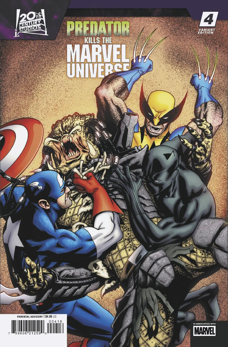 Predator Kills The Marvel Universe #4 Mike McKone Variant Marvel Comics