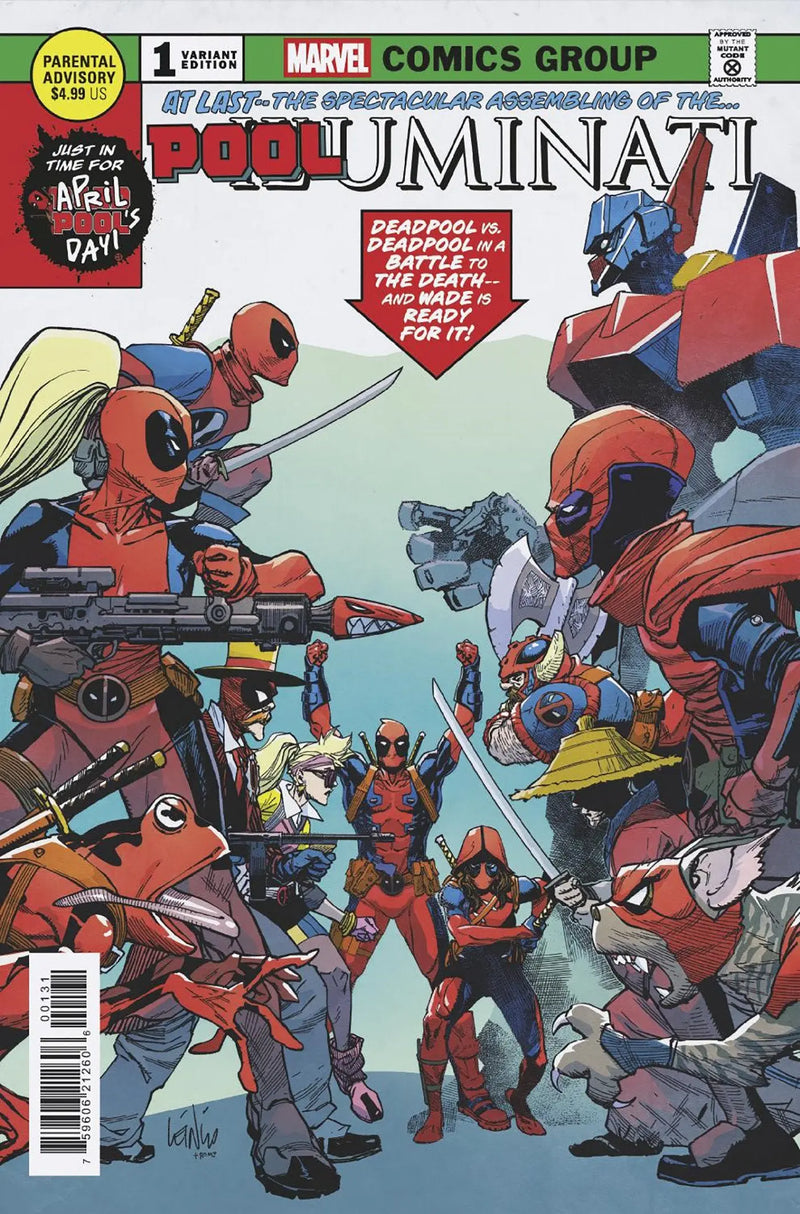 Pooluminati #1 Leinil Yu Variant Marvel Comics