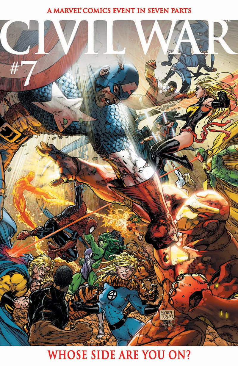 Civil War #7 Facsimile Edition Michael Turner Foil Variant Marvel Comics