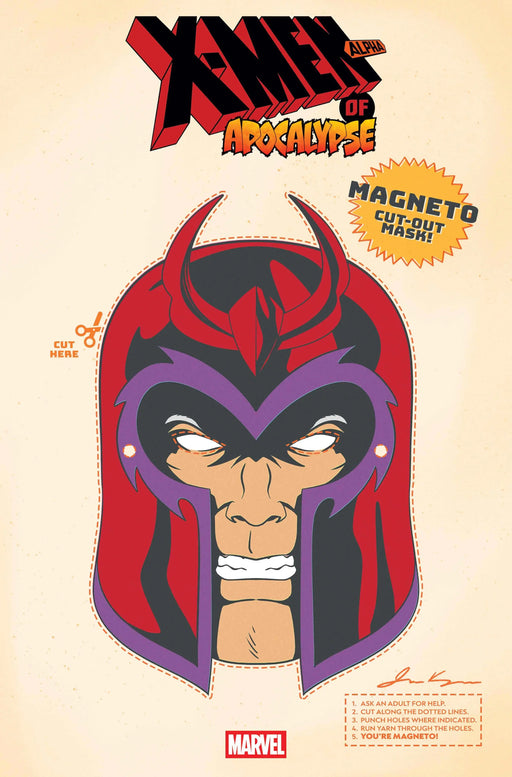X Men Of Apocalypse Alpha #1 Retro Halloween Mask Variant Marvel Comics