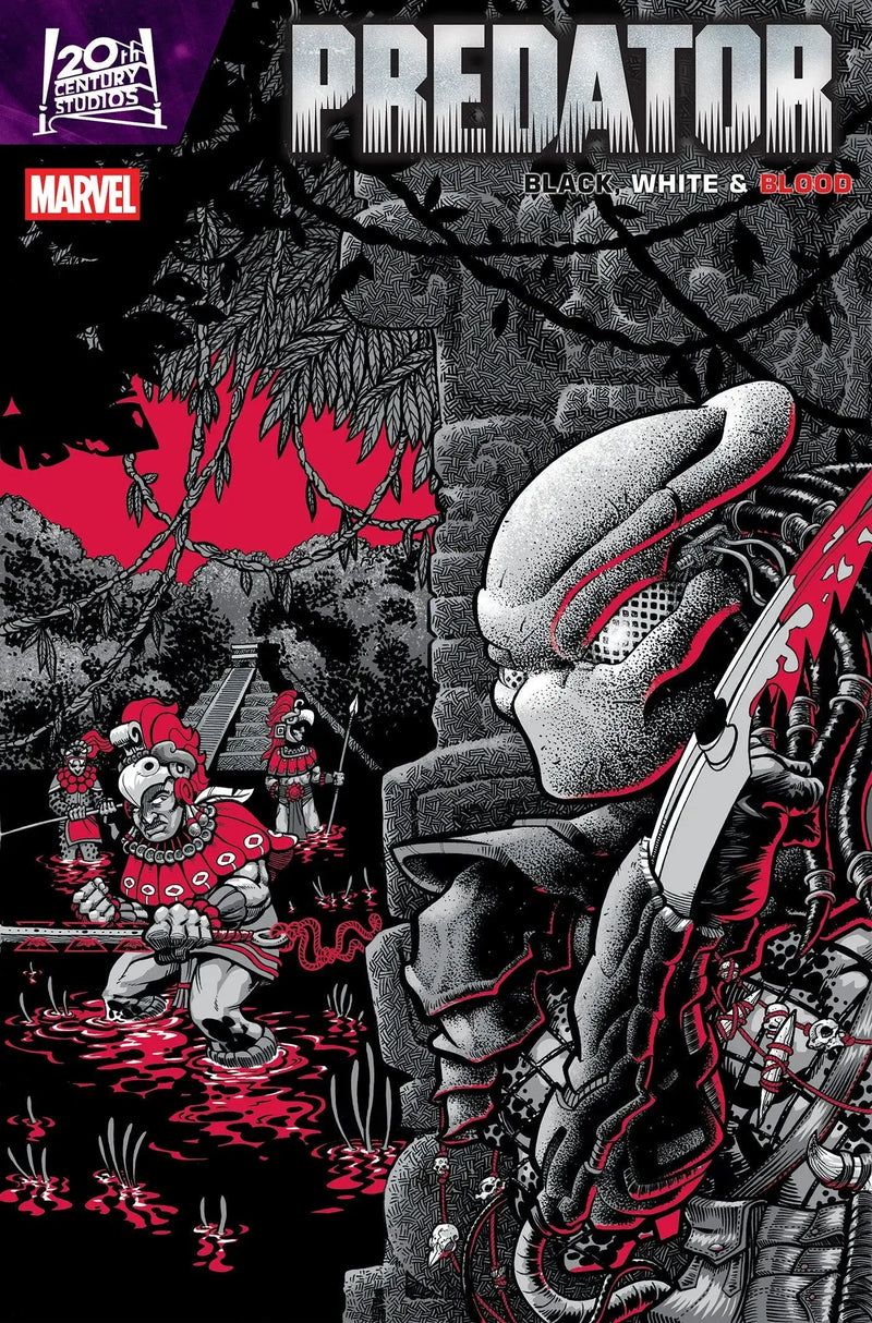 Predator: Black, White & Blood #2 Gonzo Variant Marvel Comics