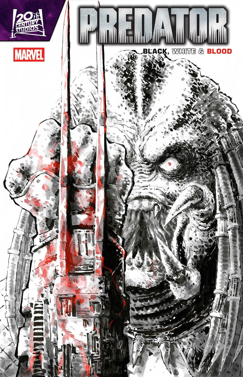 Predator: Black, White & Blood #3 Alan Quah Variant Marvel Comics