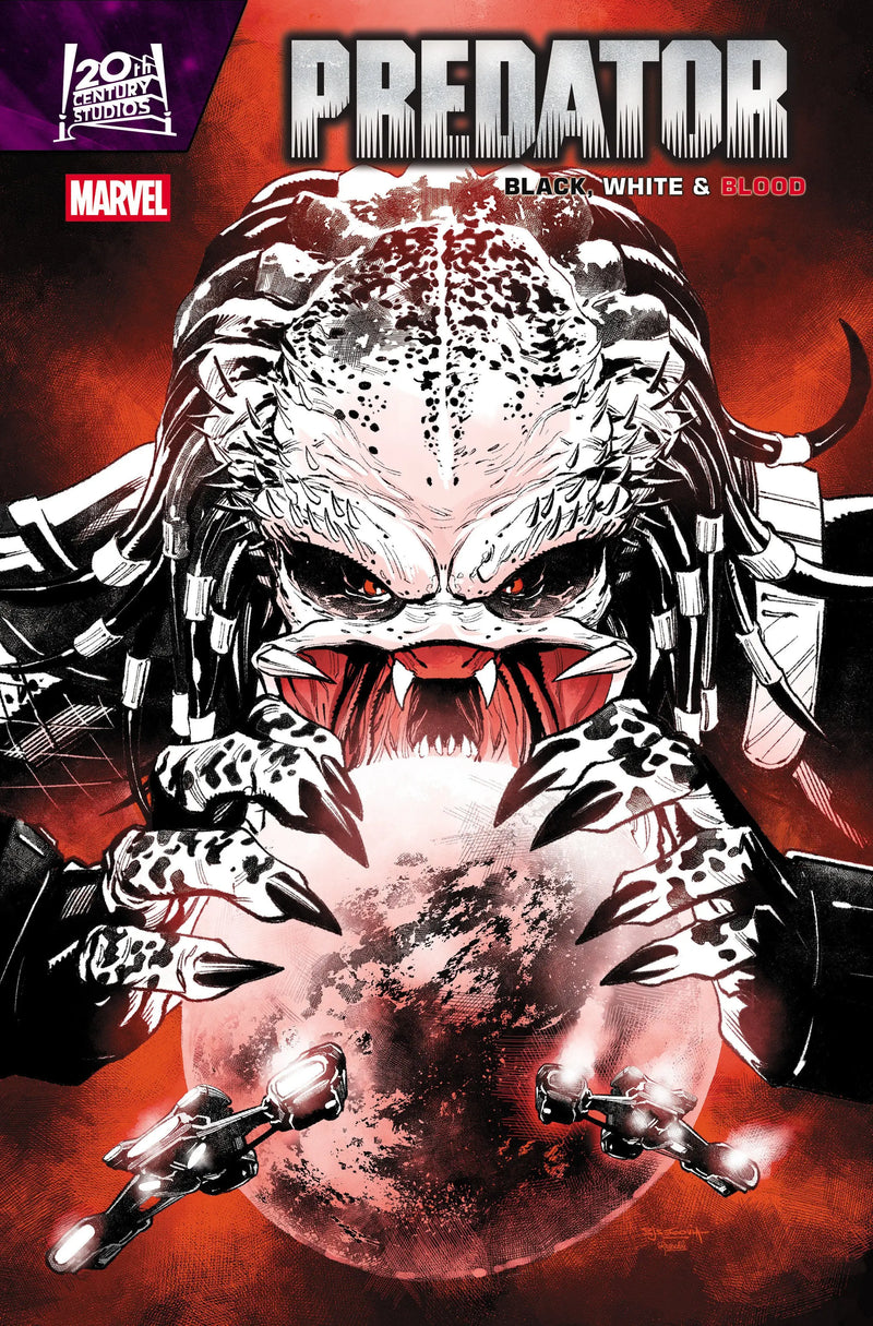 Predator: Black, White & Blood #4 Stephen Segovia Variant Marvel Comics