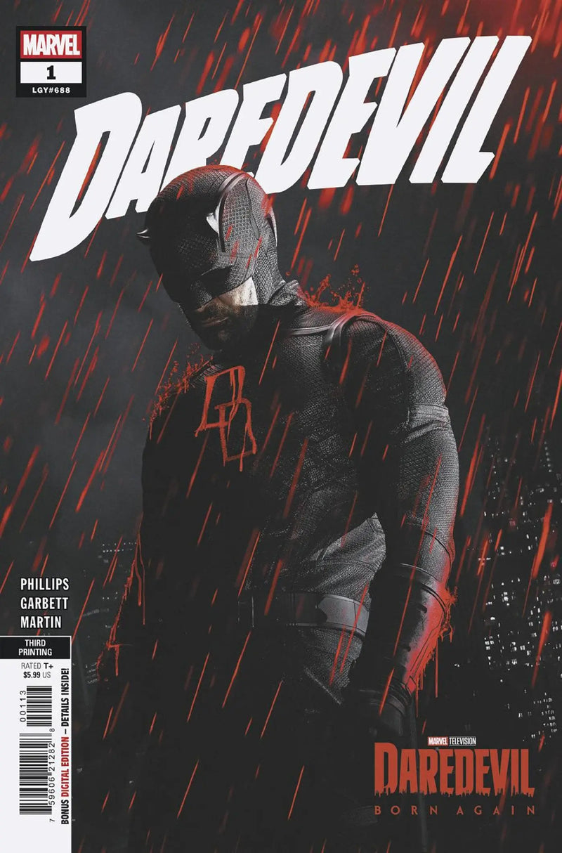 Daredevil #1 Marvel Television 3rd Printing Variant Marvel Comics