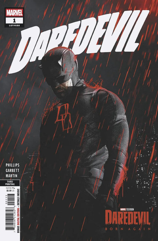 Daredevil #1 Marvel Television 3rd Printing Variant Marvel Comics