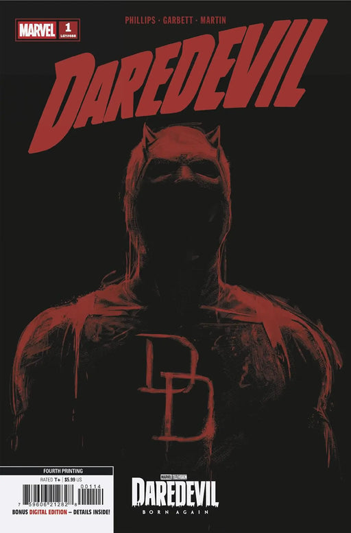 Daredevil #1 Marvel Television 4th Printing Variant Marvel Comics