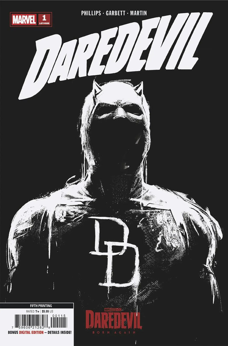 Daredevil #1 Marvel Television 5th Printing Variant Marvel Comics