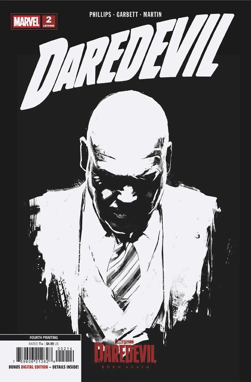 Daredevil #2 Marvel Television 4th Printing Variant Marvel Comics