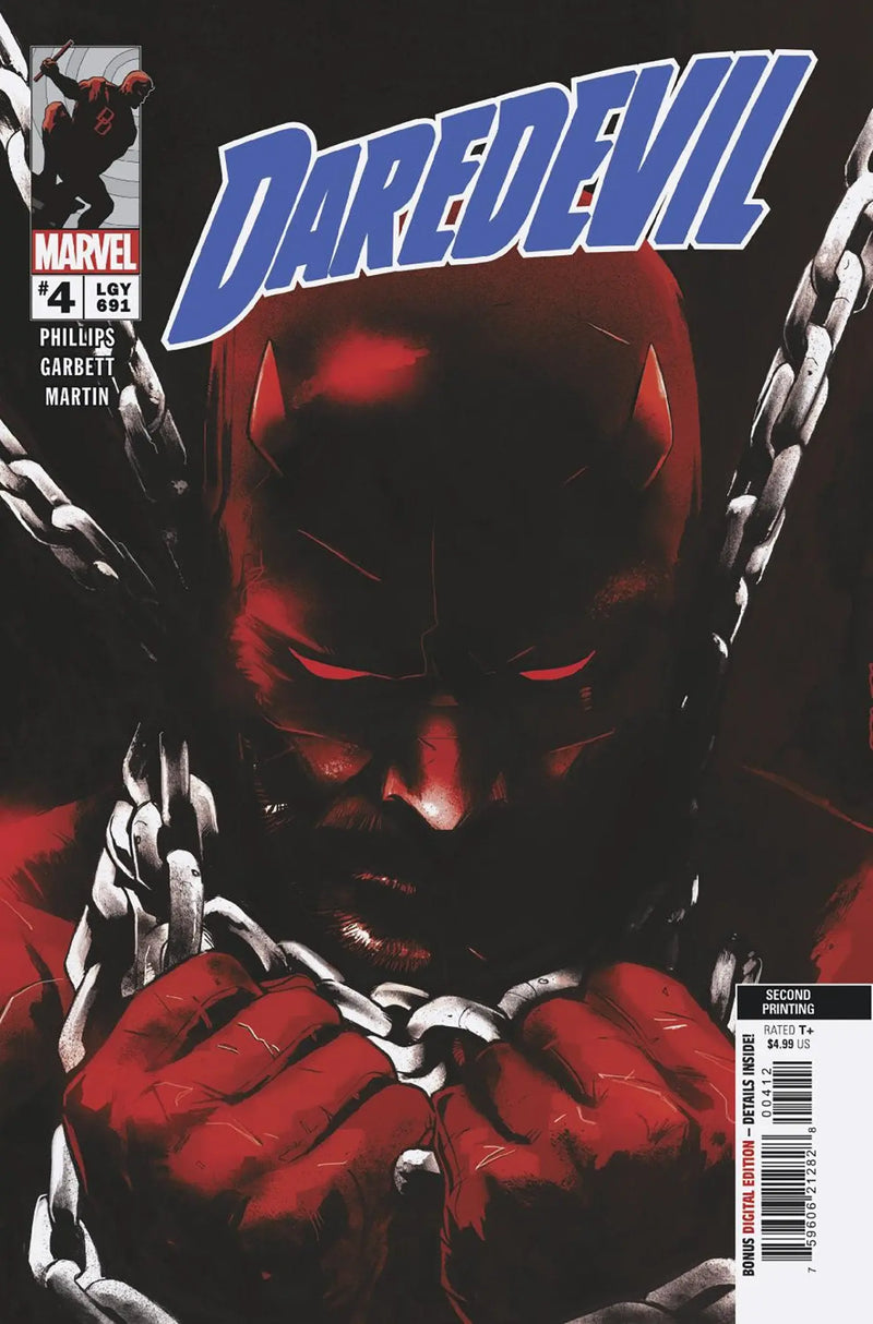Daredevil #4 Lee Garbett 2nd Printing Variant Marvel Comics