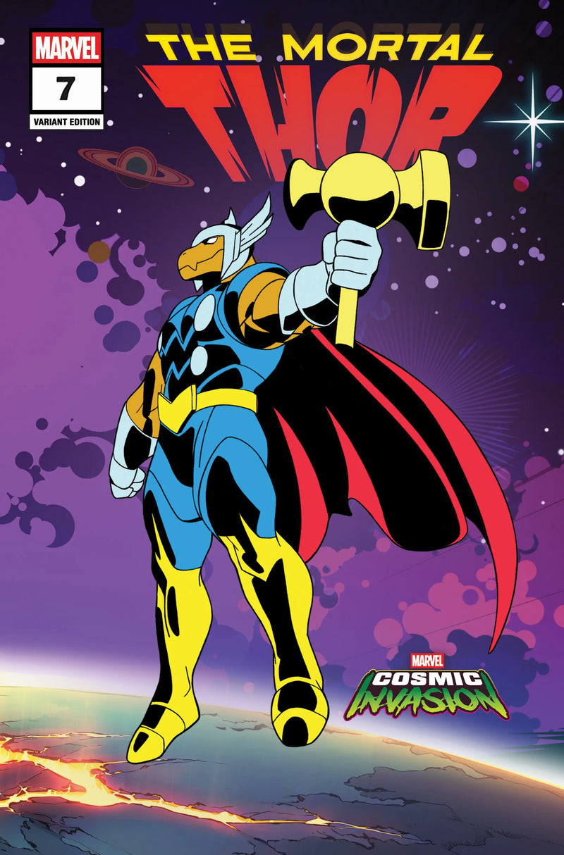 Mortal Thor #7 Marvel Cosmic Invasion Variant Marvel Comics