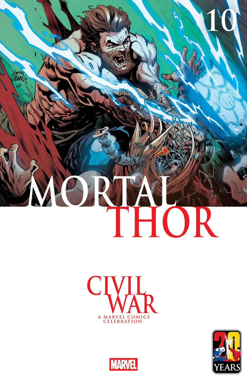 Mortal Thor #10 Ryan Stegman Civil War Celebration Variant Marvel Comics