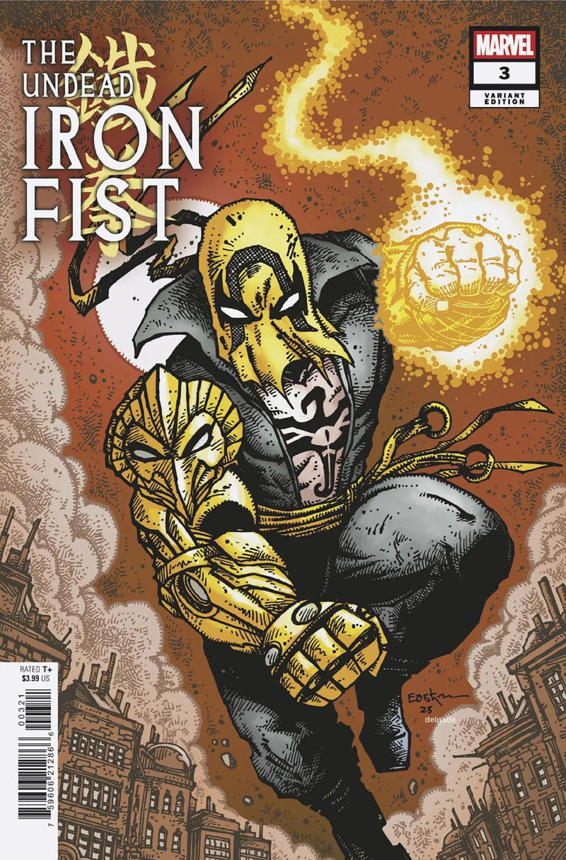 The Undead Iron Fist #3 Kevin Eastman Variant Marvel Comics