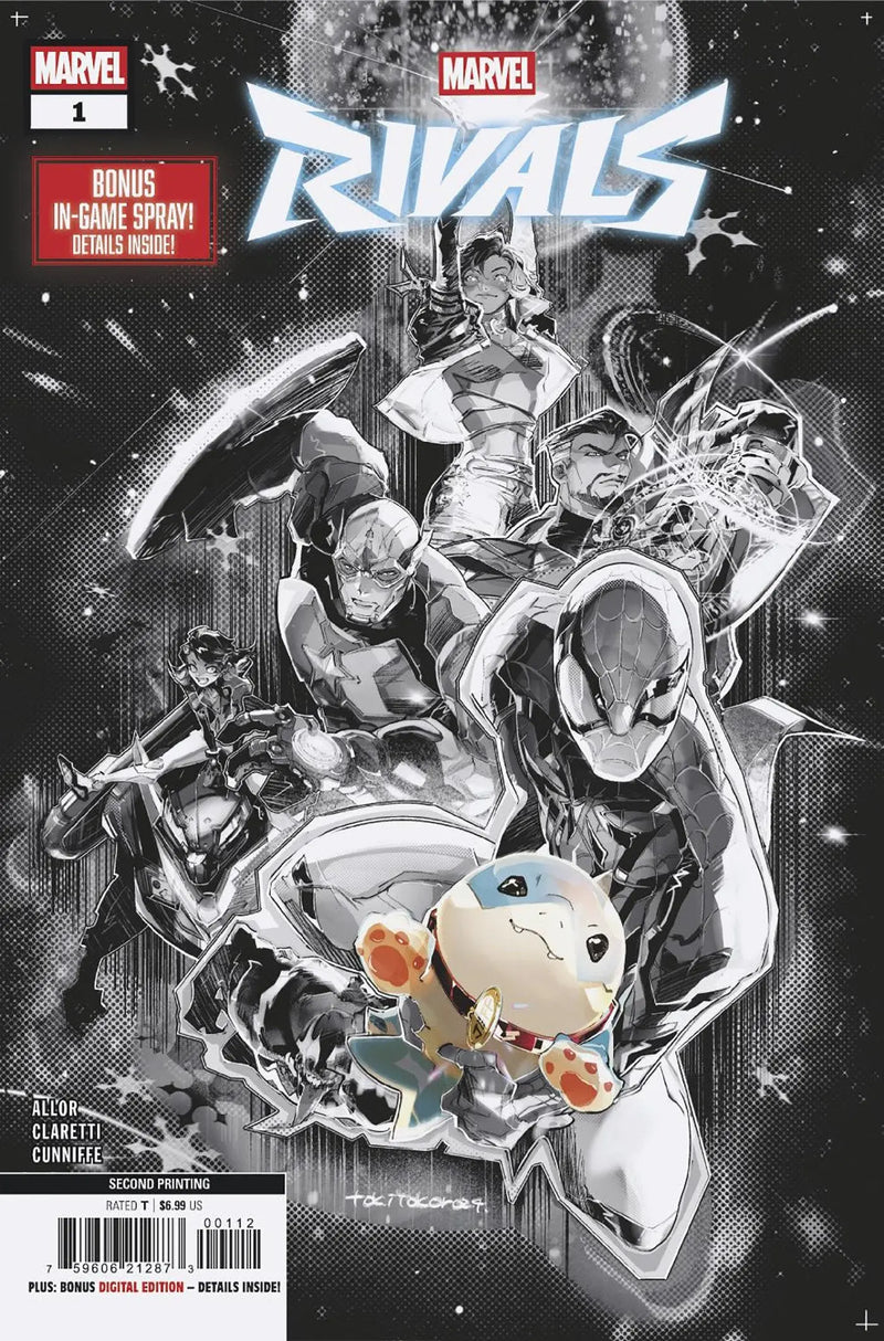 Marvel Rivals #1 Tokitokoro 2nd Print Variant Marvel Comics
