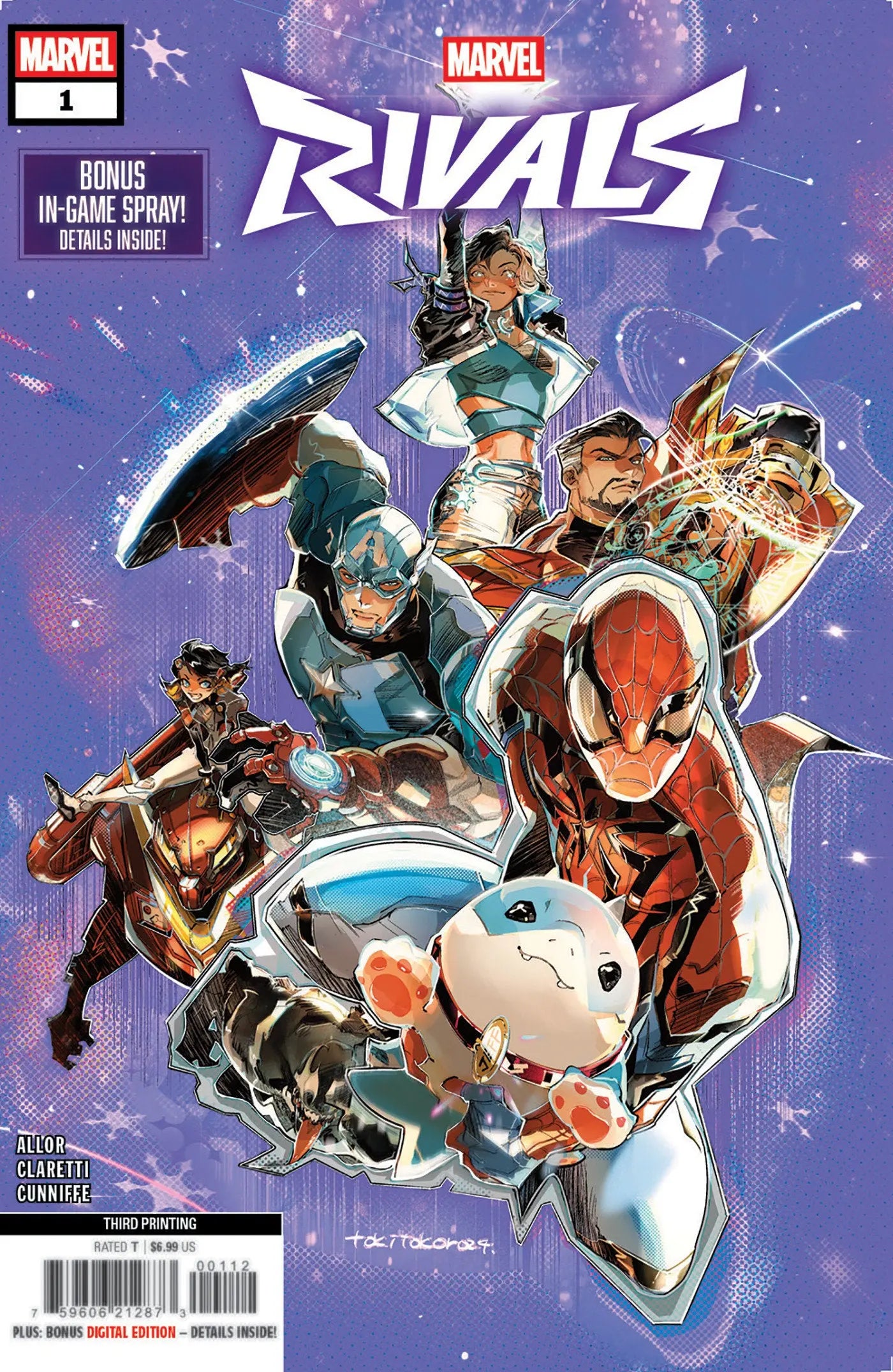 Marvel Rivals #1 Tokitokoro 3 Rd Printing Variant - Revenge Of