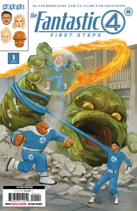 Fantastic Four: First Steps #1 Phil Noto 2nd Print Variant Marvel Comics