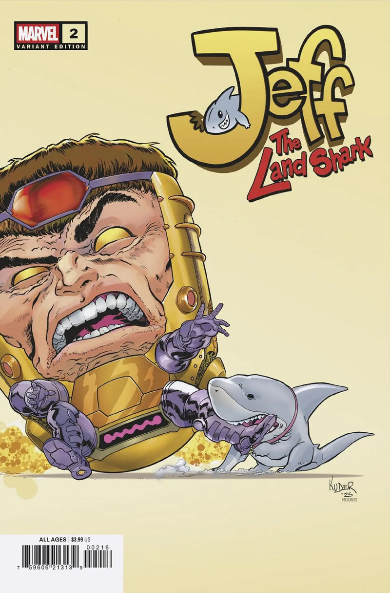 Jeff The Land Shark #2 Aaron Kuder Variant Marvel Comics