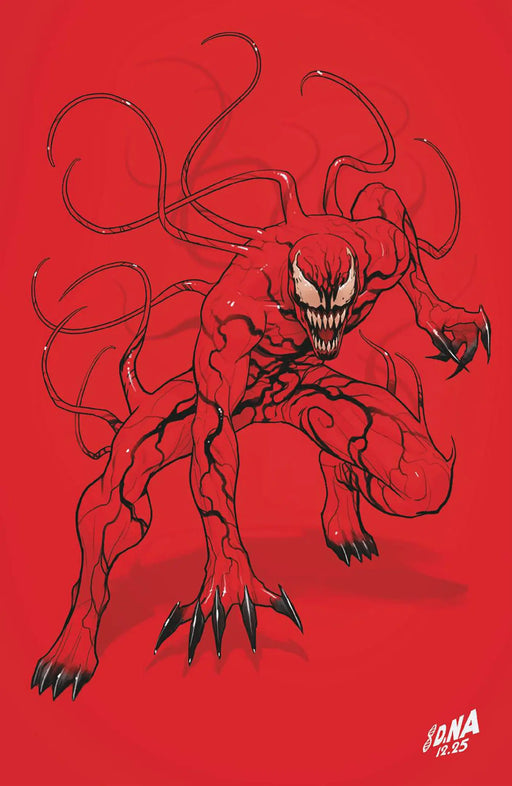 Venom #254 David Nakayama Color Block Red Full Art Variant Marvel Comics
