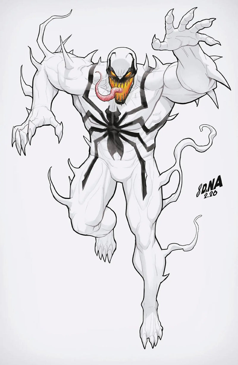 Venom #256 David Nakayama Color Block White Full Art Variant [Ds] Marvel Comics